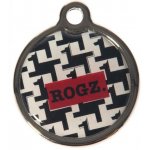 Адресник RogZ ID Tag Metal Hound Dog Black 