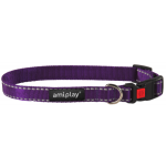Ошейник с блокировкой AmiPlay Reflective (Фиолетовый)