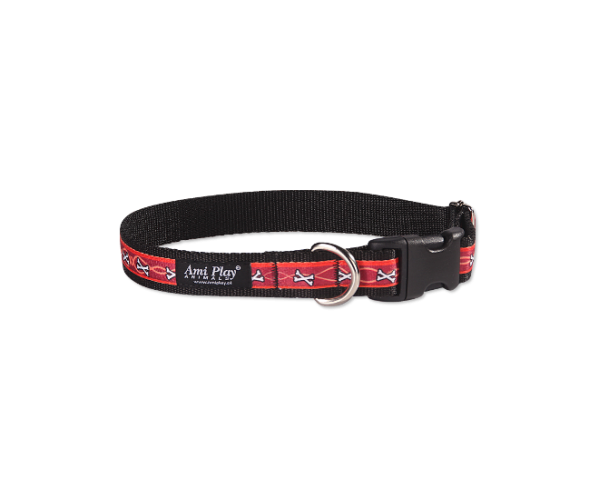 Ошейник регулируемый Amiplay NX L-XL (Красный) для собак