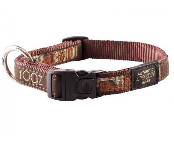 Ошейник Rogz "Fancy Dress" (Mocha Bone) для собак