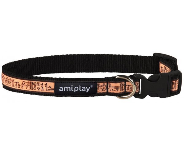 Ошейник регулируемый Amiplay NX XL (Египетские узоры) для собак