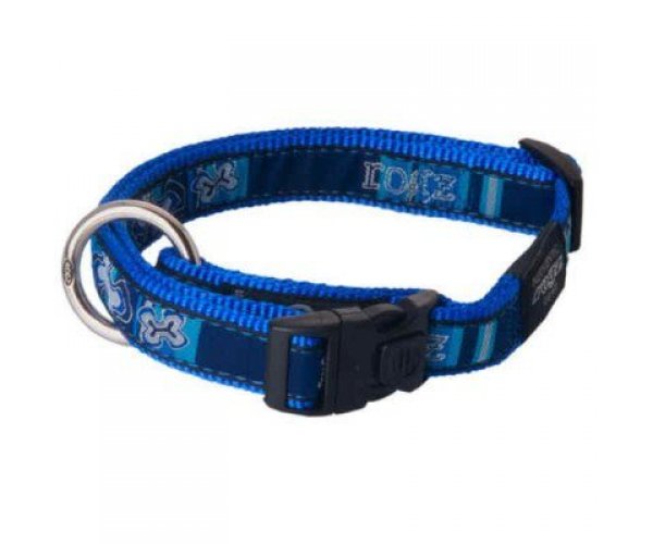 Ошейник Rogz "Fancy dress" (Indigo Bones)  для собак