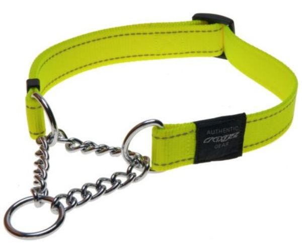 Ошейник-полуудавка Rogz "Utility" (желтый) для собак