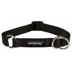Ошейник-полуудавка AmiPlay Reflective XL (Черный)