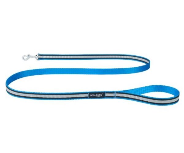 Поводок Ami Play Shine (Голубой) для собак