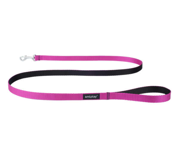 Поводок AmiPlay Fusion (Розовый) для собак