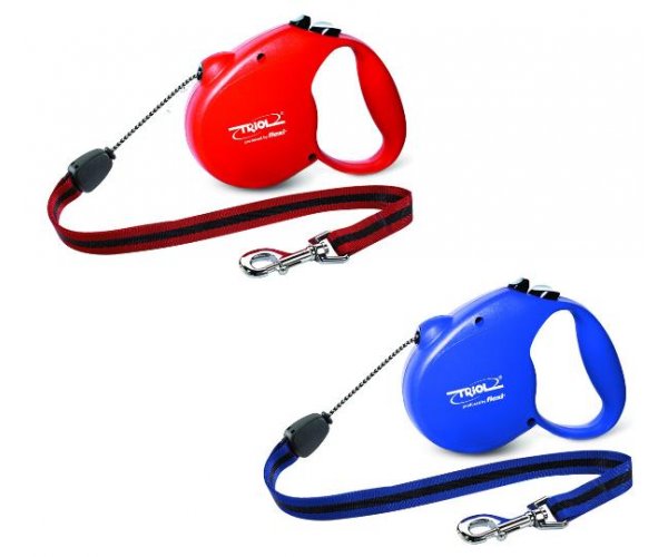Поводок-рулетка Triol by Flexi Standart трос 5 м (M) для собак