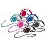 Поводок-рулетка "Flexi" "Vario" (S) трос 5 м