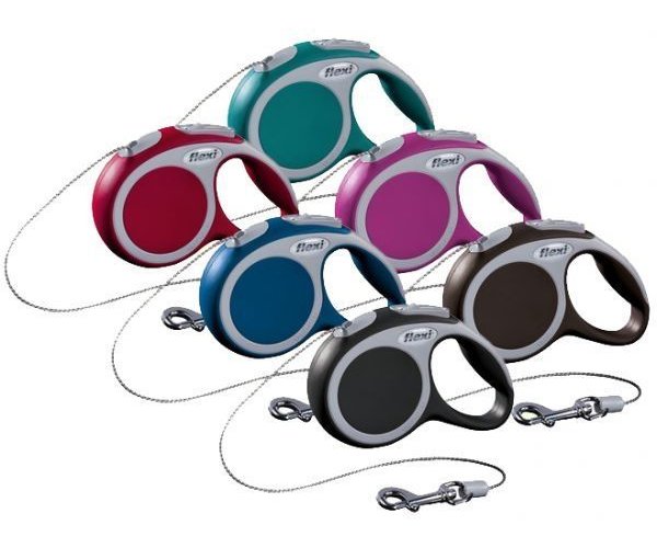 Поводок-рулетка "Flexi" "Vario" (XS) трос 3 м для собак