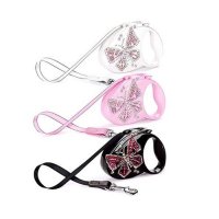 Поводок-рулетка Flexi Glam Compact S Бабочка