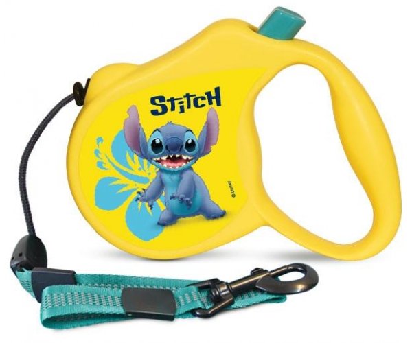 WD1005 Поводок-рулетка Triol "Stitch" трос 3 м (S) для собак