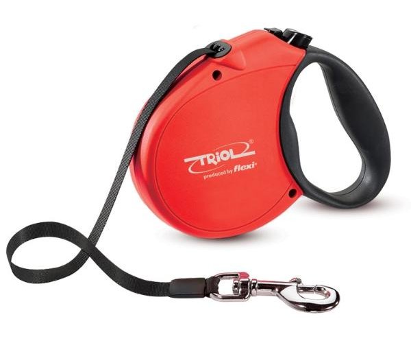 Поводок-рулетка Triol by Flexi Standart Soft лента 5 м (S) для собак