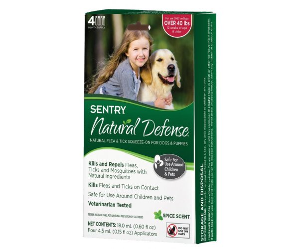 Natural Defense Капли для собак (от 18 кг) от блох/клещей для собак