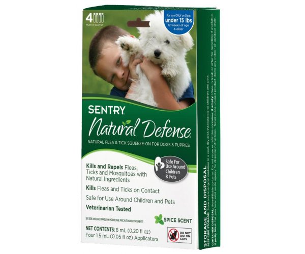 Natural Defense Капли для собак (до 7 кг) от блох/клещей для собак