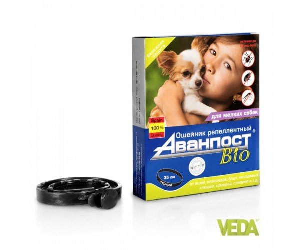 Аванпост Bio Ошейник репеллентный для мелких собак для собак