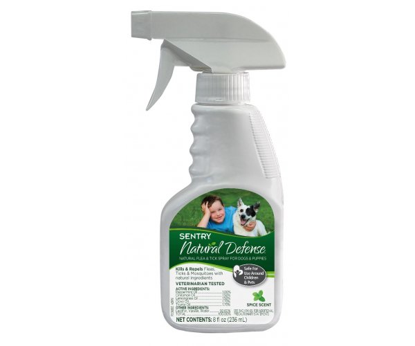 Natural Defense Спрей для собак от блох/клещей, 236 мл для собак