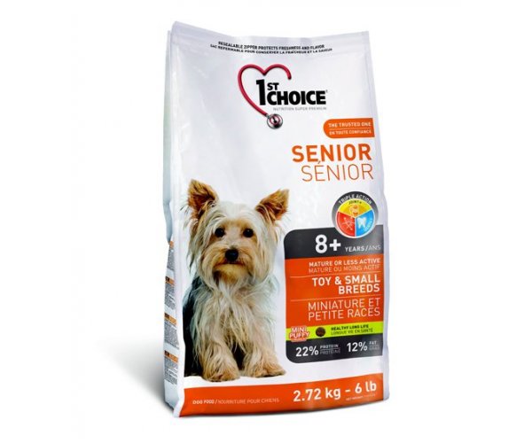 Сухой корм для собак 1ST CHOICE Senior Toy & Small Breed