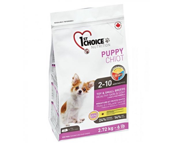 Сухой корм для собак 1ST CHOICE Puppy Mini Sensitive Skin & Coat