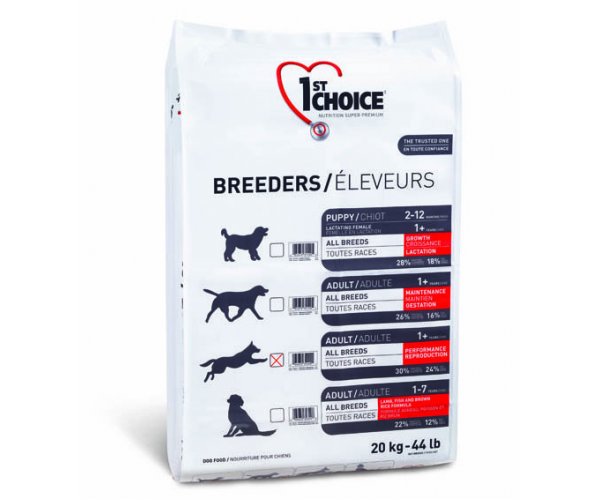 Сухой корм для собак 1ST CHOICE Breeders PERFORMANCE / REPRODUCTION