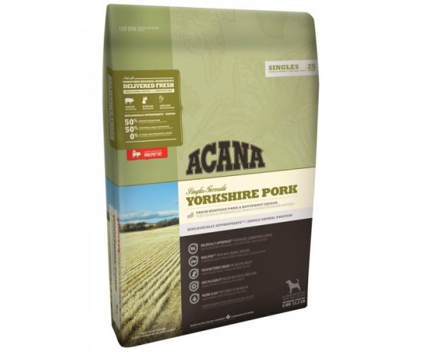 Сухой корм для собак ACANA YORKSHIRE PORK (Свинина)