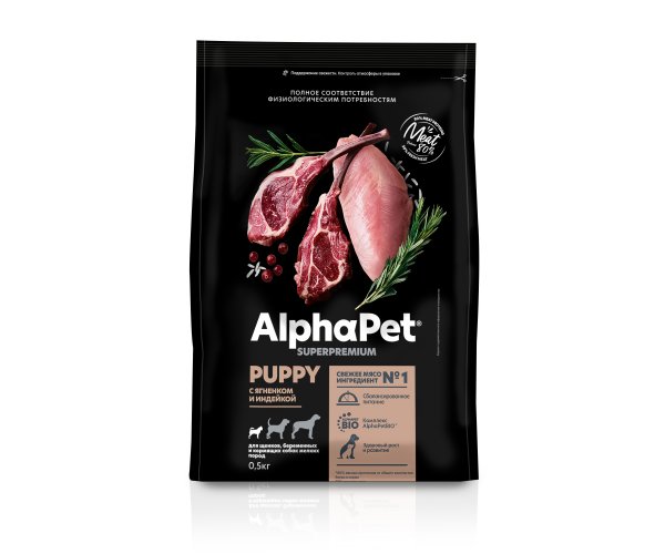 AlphaPet Superpremium Mini Puppy (Ягненок, индейка)