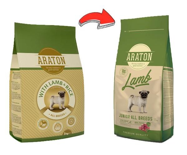 Сухой корм для собак Araton Junior Lamb&Rice