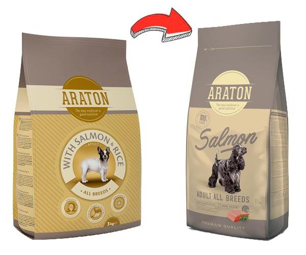 Сухой корм для собак Araton Adult Salmon&Rice