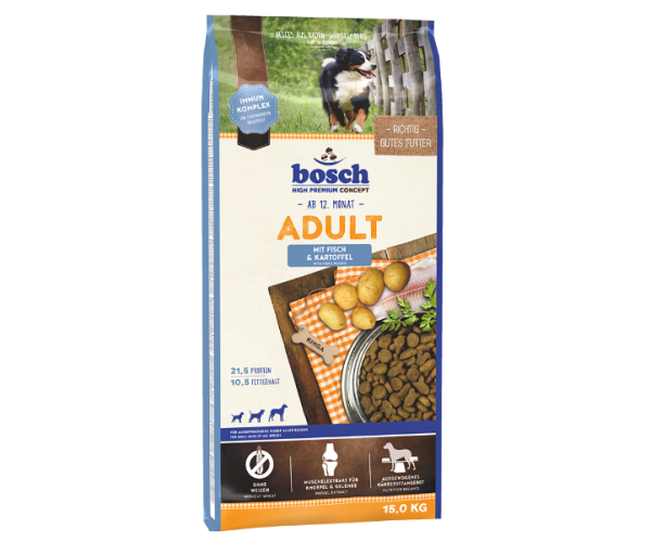 Сухой корм для собак Bosch Adult (Рыба, картофель)