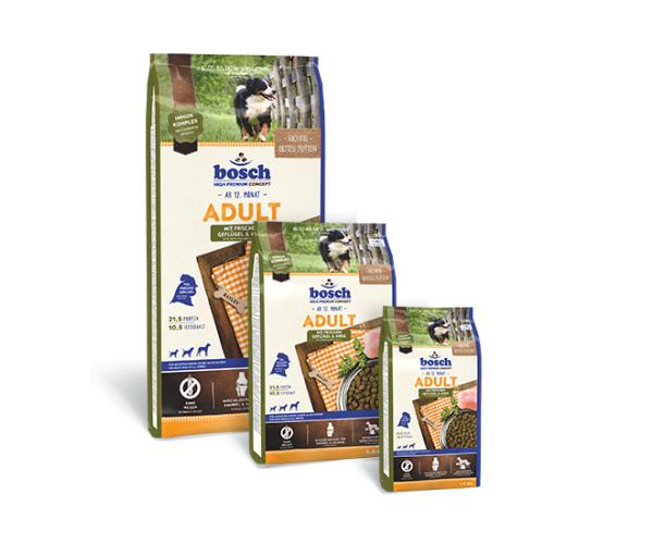 Сухой корм для собак Bosch Adult Poultry & Millet (Птица, просо)