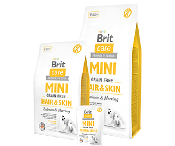 Сухой корм для собак Brit Care Mini GF Hair & Skin