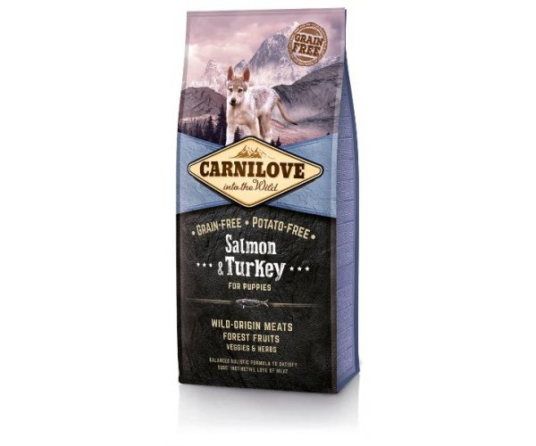 Сухой корм для собак Carnilove Salmon&Turkey for Puppies
