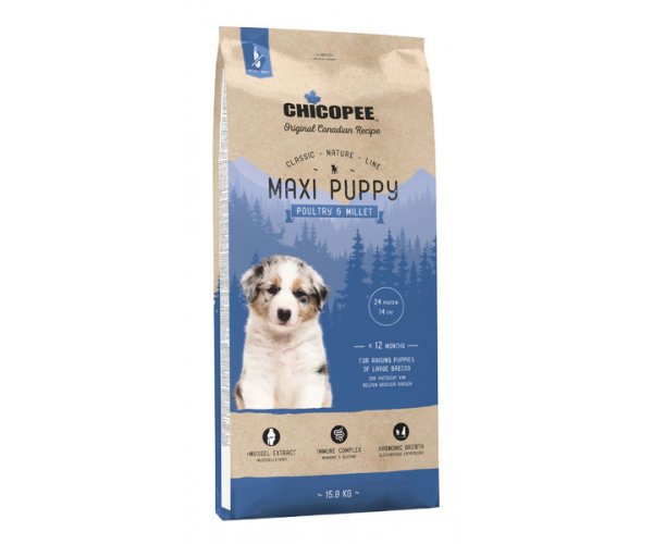 Chicopee CNL Maxi Puppy (Птица и просо)