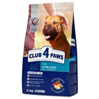 Club 4 Paws для взрослых собак всех пород (Ягненок и рис)
