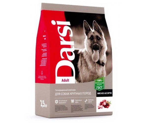 Сухой корм для собак Darsi Adult для собак крупных пород