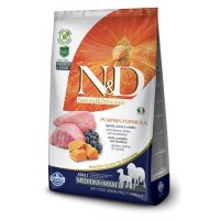 Farmina N&D GF Pumpkin Adult Medium & Maxi (Тыква, ягненок, черника)