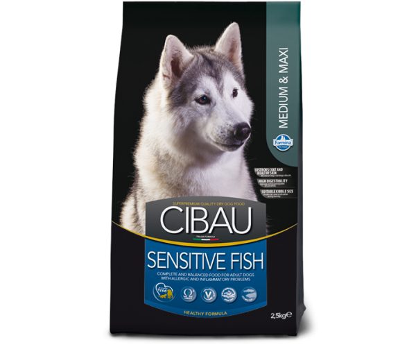 Сухой корм для собак Farmina Cibau Sensitive Fish Medium & Maxi (Рыба)