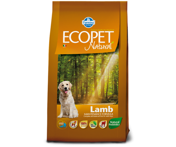 Сухой корм для собак Farmina Ecopet Natural Lamb Medium (Ягненок)