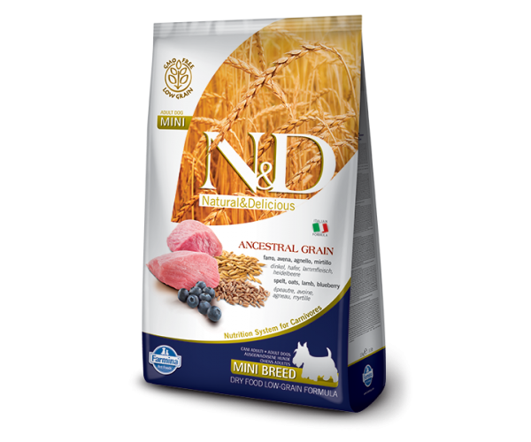 Сухой корм для собак Farmina N&D LG Adult Mini Lamb & Blueberry