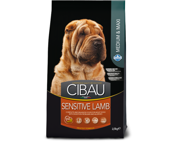 Сухой корм для собак Farmina Cibau Sensitive Lamb Medium & Maxi (Ягненок)
