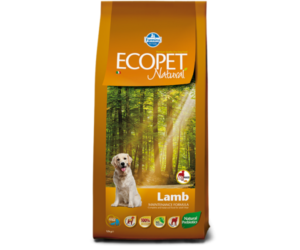 Сухой корм для собак Farmina Ecopet Natural Lamb Maxi (Ягненок)