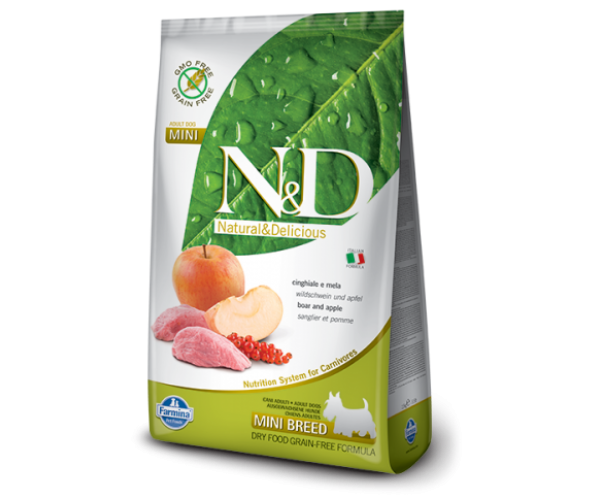 Сухой корм для собак Farmina N&D GF Adult Mini Boar & Apple
