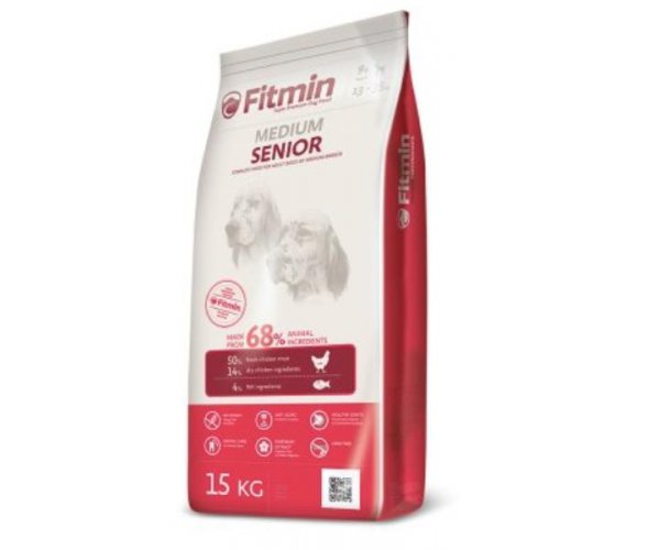 Сухой корм для собак Корм Fitmin Dog Medium Senior