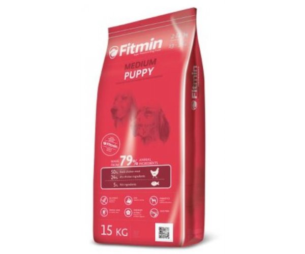 Сухой корм для собак Корм Fitmin Dog Medium Puppy