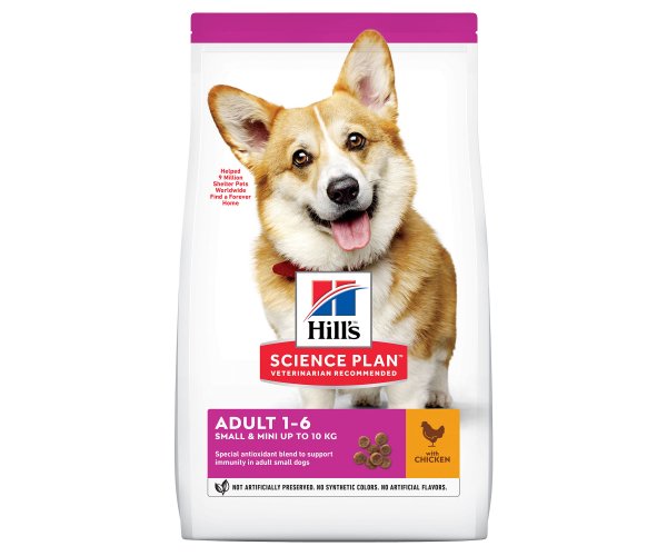 Сухой корм для собак Hill's Science Plan Small & Miniature мелких и миниатюрных пород (курица)