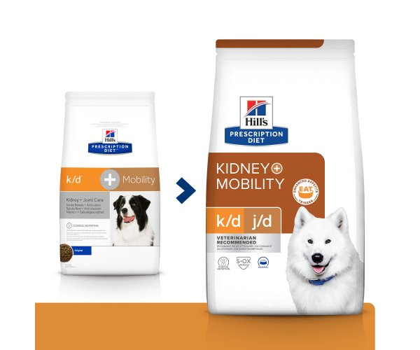 Сухой корм для собак Hill's Prescription Diet k/d + Mobility Kidney + Joint Care для собак