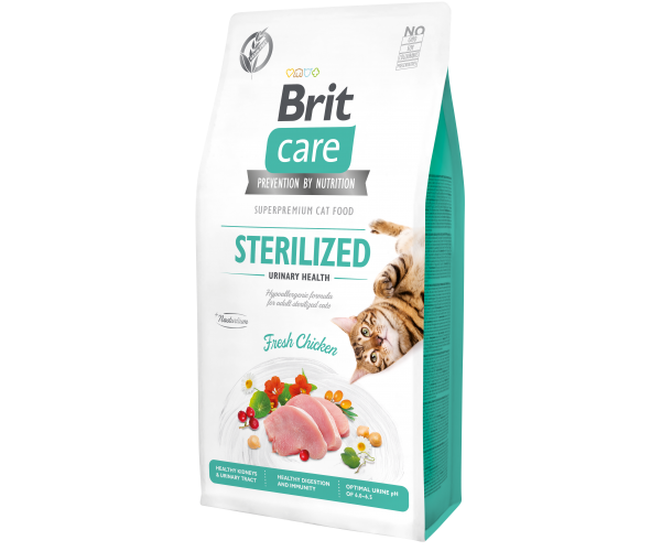 Brit Care Cat GF Sterilized Urinary Health (Курица) для кошек