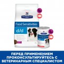 Сухой корм для собак Hill's Prescription Diet d/d Food Sensitivities для собак (лосось, рис)