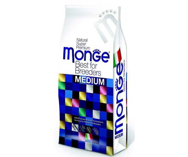 Сухой корм для собак Monge Dog Daily Medium Adult (Курица, рис)