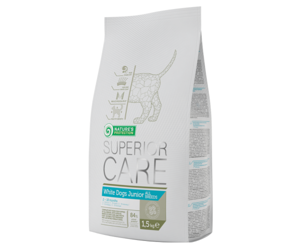 Сухой корм для собак Nature's Protection White Dog All Breeds Junior