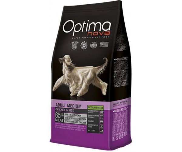 Сухой корм для собак Optima Nova Adult Medium Chicken&Rice